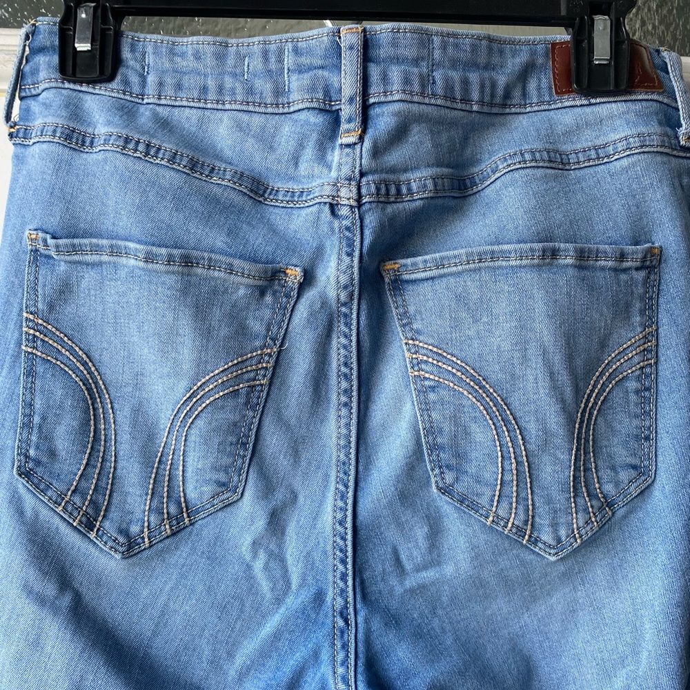 Hollister curvy high rise super skinny stretch jeans